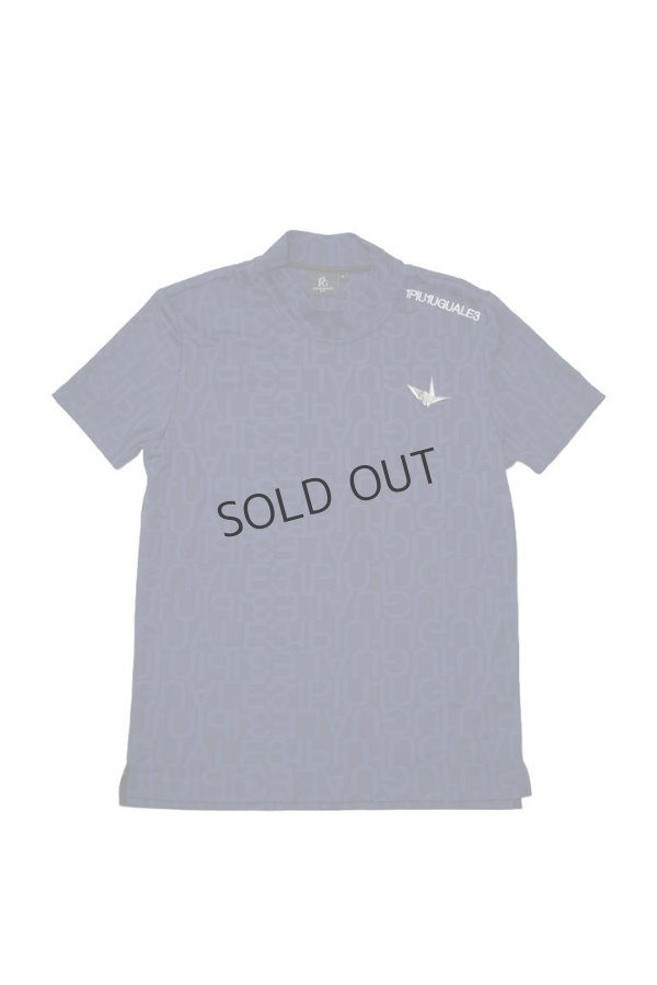 画像1: 1PIU1UGUALE3 GOLF ウノピゥウノウグァーレトレ ゴルフ JACQUARD MOCK NECK{-BFS} (1)