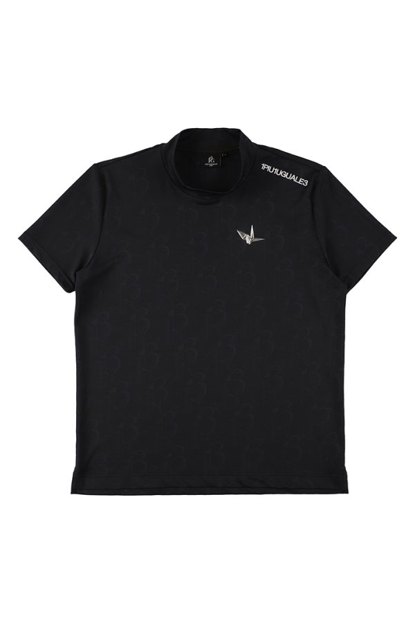 画像2: 1PIU1UGUALE3 GOLF ウノピゥウノウグァーレトレ ゴルフ JACQUARD MOCK NECK{-BFS} (2)