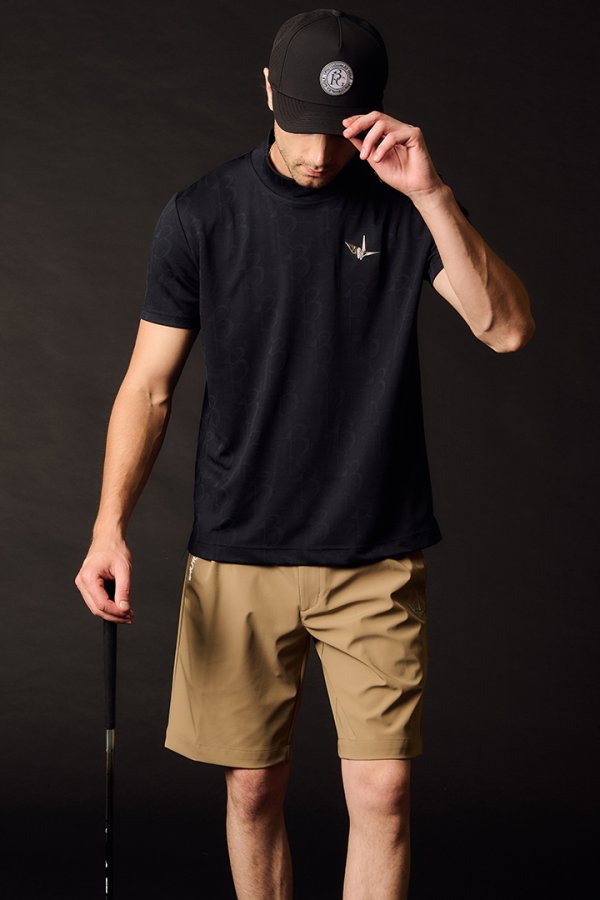 画像5: 1PIU1UGUALE3 GOLF ウノピゥウノウグァーレトレ ゴルフ JACQUARD MOCK NECK{-BFS} (5)