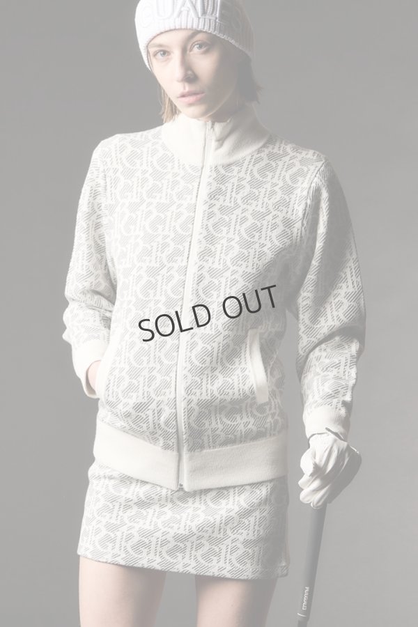 画像1: {SOLD}1PIU1UGUALE3 GOLF ウノピゥウノウグァーレトレ ゴルフ（レディース） KNIT TRACK JACKET{-BEA} (1)