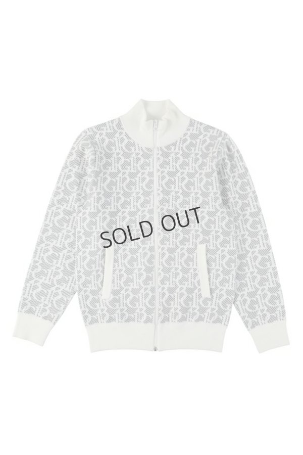 画像2: {SOLD}1PIU1UGUALE3 GOLF ウノピゥウノウグァーレトレ ゴルフ（レディース） KNIT TRACK JACKET{-BEA} (2)