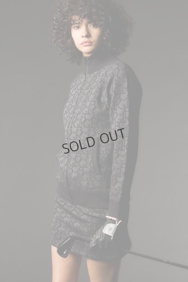 画像1: {SOLD}1PIU1UGUALE3 GOLF ウノピゥウノウグァーレトレ ゴルフ（レディース） KNIT TRACK JACKET{-BEA} (1)