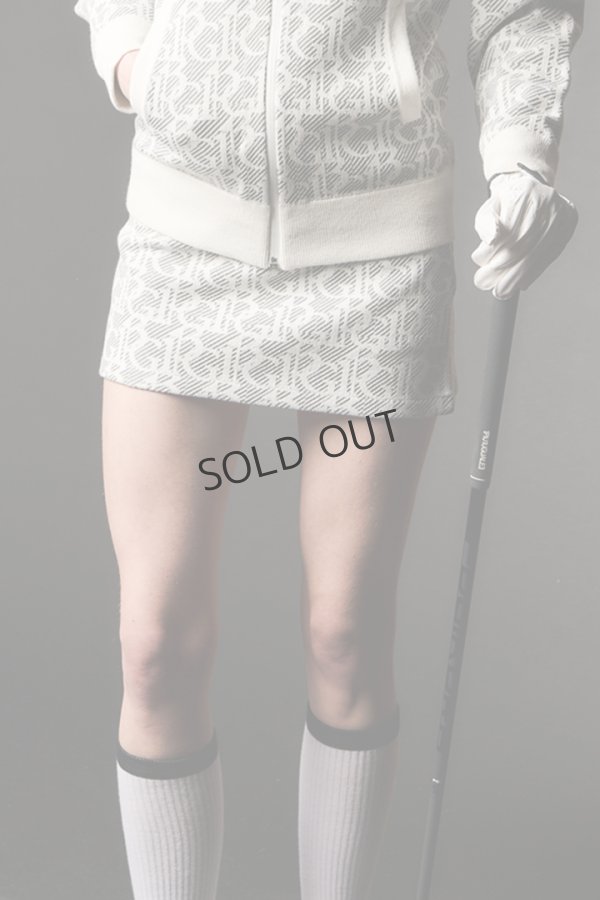 画像1: 1PIU1UGUALE3 GOLF ウノピゥウノウグァーレトレ ゴルフ（レディース） KNIT TRACK SKIRT{-BEA} (1)