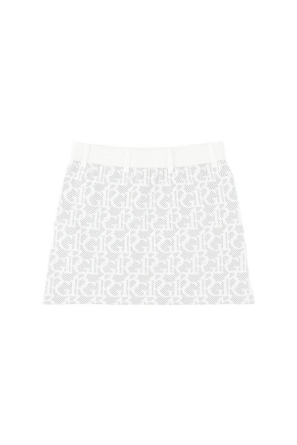 画像2:   1PIU1UGUALE3 GOLF ウノピゥウノウグァーレトレ ゴルフ（レディース） KNIT TRACK SKIRT{-BEA} (2)