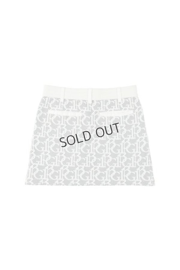 画像3: {SOLD}1PIU1UGUALE3 GOLF ウノピゥウノウグァーレトレ ゴルフ（レディース） KNIT TRACK SKIRT{-BEA} (3)