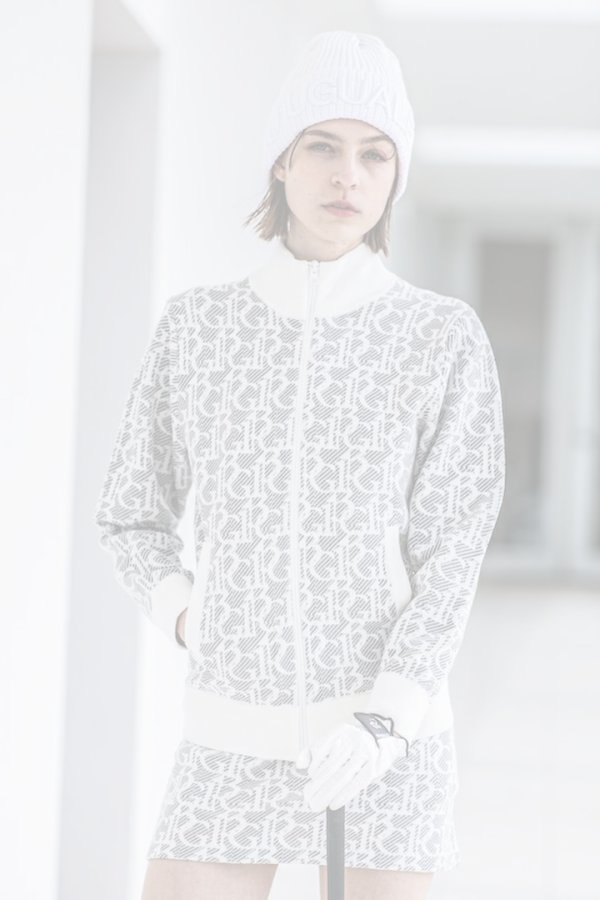 画像5:   1PIU1UGUALE3 GOLF ウノピゥウノウグァーレトレ ゴルフ（レディース） KNIT TRACK SKIRT{-BEA} (5)
