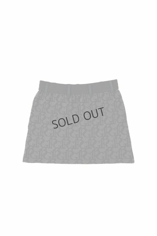 画像3: {SOLD}1PIU1UGUALE3 GOLF ウノピゥウノウグァーレトレ ゴルフ（レディース） KNIT TRACK SKIRT{-BEA} (3)