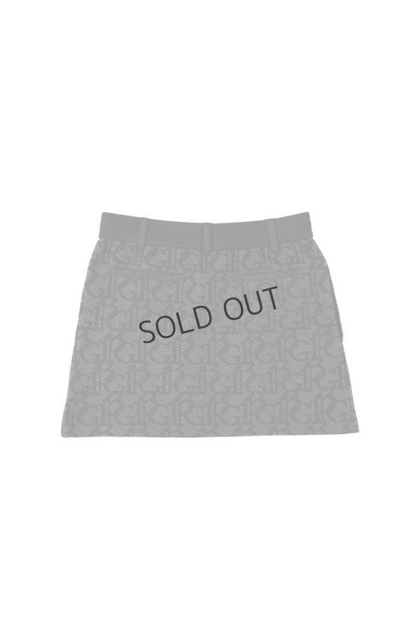 画像4: {SOLD}1PIU1UGUALE3 GOLF ウノピゥウノウグァーレトレ ゴルフ（レディース） KNIT TRACK SKIRT{-BEA} (4)