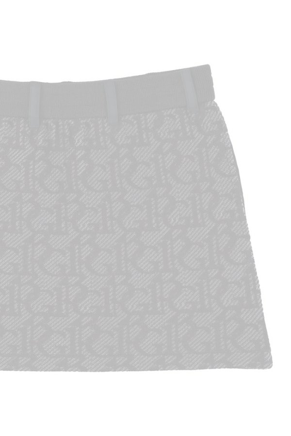 画像5:   1PIU1UGUALE3 GOLF ウノピゥウノウグァーレトレ ゴルフ（レディース） KNIT TRACK SKIRT{-BEA} (5)
