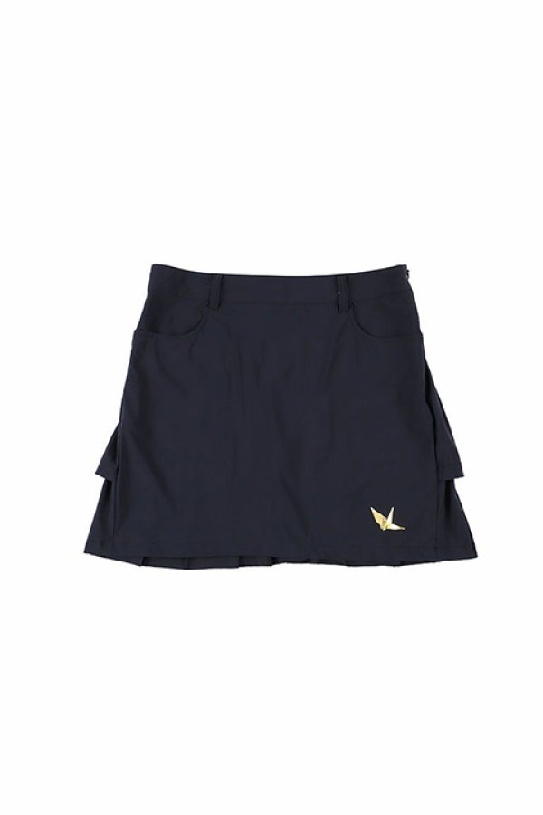 画像2: 【 30%OFF セール48,400円→33,880円】 1PIU1UGUALE3 GOLF ウノピゥウノウグァーレトレ ゴルフ(レディース) LADIES' BACK FRILL SKIRT{-BDS} (2)