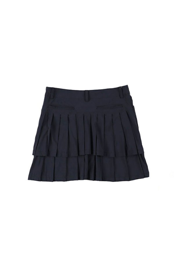 画像3: 【 30%OFF セール48,400円→33,880円】 1PIU1UGUALE3 GOLF ウノピゥウノウグァーレトレ ゴルフ(レディース) LADIES' BACK FRILL SKIRT{-BDS} (3)