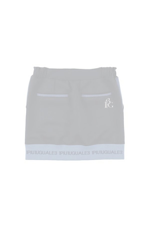 画像2:  {SOLD} 1PIU1UGUALE3 GOLF ウノピゥウノウグァーレトレ ゴルフ（レディース） LADIES' RIB LOGO SKIRT{-BEA} (2)