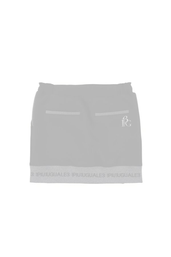 画像2:   1PIU1UGUALE3 GOLF ウノピゥウノウグァーレトレ ゴルフ（レディース） LADIES' RIB LOGO SKIRT{-BEA} (2)