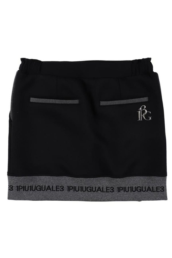 画像5: 1PIU1UGUALE3 GOLF ウノピゥウノウグァーレトレ ゴルフ(レディース) LADIES' RIB LOGO SKIRT{-BEA} (5)