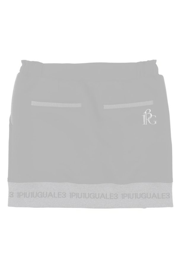 画像5:   1PIU1UGUALE3 GOLF ウノピゥウノウグァーレトレ ゴルフ（レディース） LADIES' RIB LOGO SKIRT{-BEA} (5)