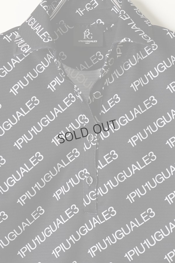 画像2: {SOLD}1PIU1UGUALE3 GOLF ウノピゥウノウグァーレトレ ゴルフ(レディース) 113 GOLF S/S POLO DIAGONAL LOGO{GST063-POE317-9910-BBS} (2)