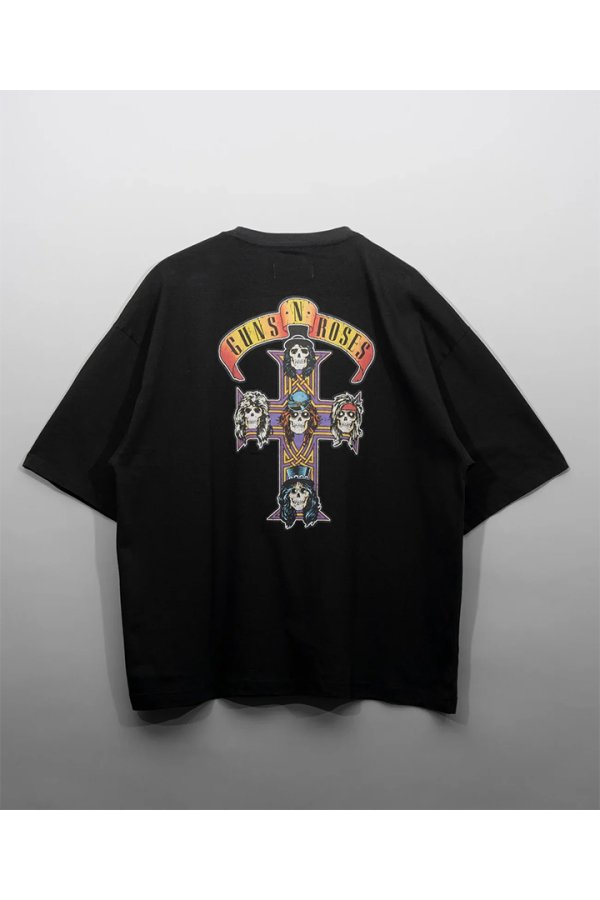 画像5: MA LABEL BY MAISON SPECIAL GUNS N' ROSES Prime-Over Crew Neck T-Shirt #1{-BEA}{E-} (5)