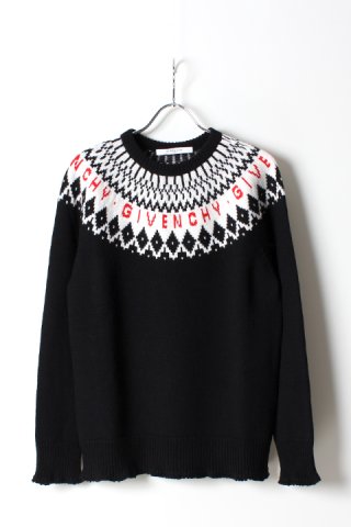 GIVENCHY ジバンシィ GIVENCHY ジャカード チェーンセーター GIVENCHY ジバンシィ GIVENCHY ジャカード チェーンセーター