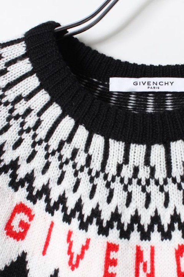 画像4: 【 30%OFF セール143,000円→100,100円】 GIVENCHY ジバンシィ メリノジャカードセーター{-AHA} (4)