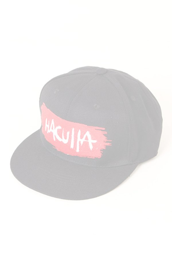 画像1:   Haculla ハキュラ BRUSH STROKE SNAP BACK BLACK{-AIA} (1)