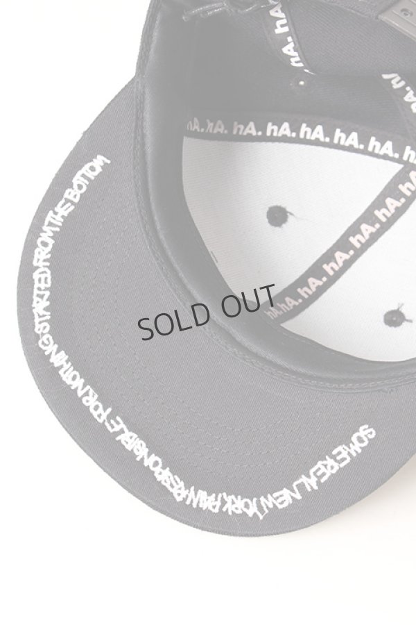 画像5: {SOLD}Haculla ハキュラ BRUSH STROKE SNAP BACK BLACK{-AIA} (5)