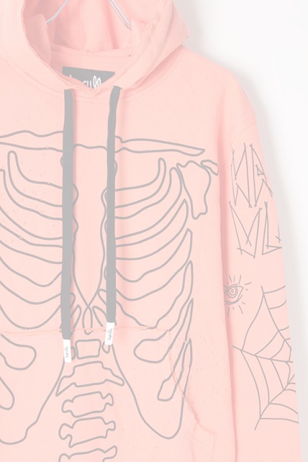 画像2:   Haculla ハキュラ SING STANDARD SHOULDER HOODIE{HA02BJ-KH01-CRL-BJS} (2)