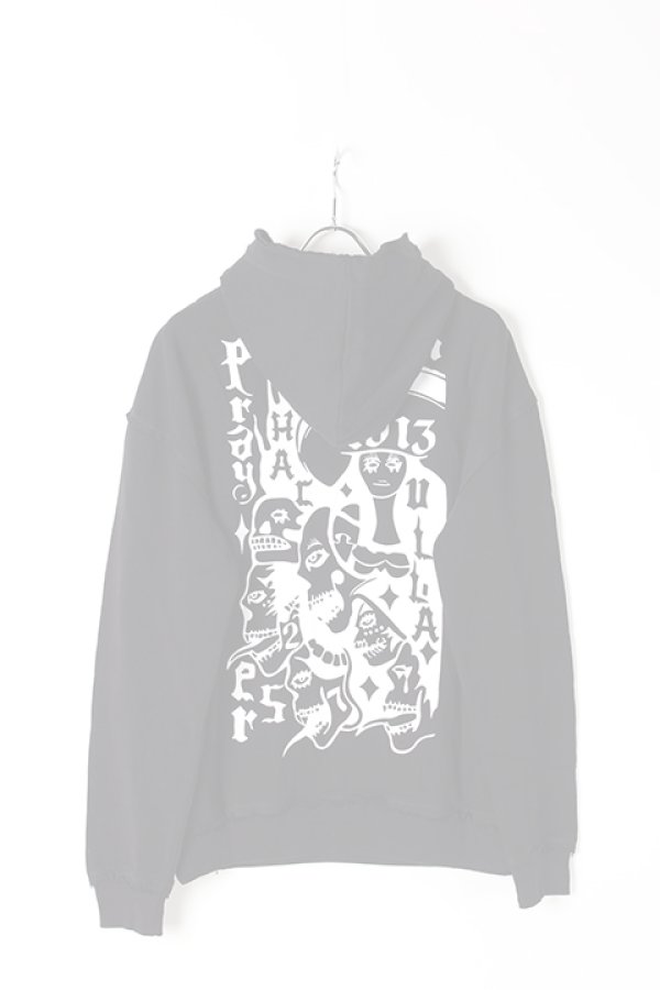 画像4:   Haculla ハキュラ POISON DROP SHOULDER HOODIE{HA02BJ-KH09-BLK-BJS} (4)