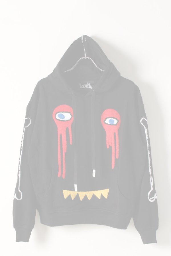画像1:   Haculla ハキュラ I HAVE NO LEGS SHOULDER HOODIE{HA08AI-KH27-BLK-AIA} (1)