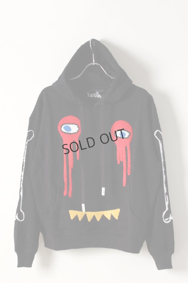 画像1: {SOLD}Haculla ハキュラ I HAVE NO LEGS SHOULDER HOODIE{HA08AI-KH27-BLK-AIA} (1)