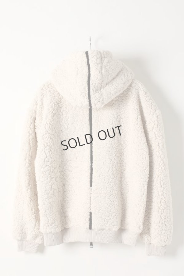 画像2: {SOLD}Haculla ハキュラ MASKED DROP SHOULDER HOODIE{HA08AI-KH34-CRM-AIA} (2)