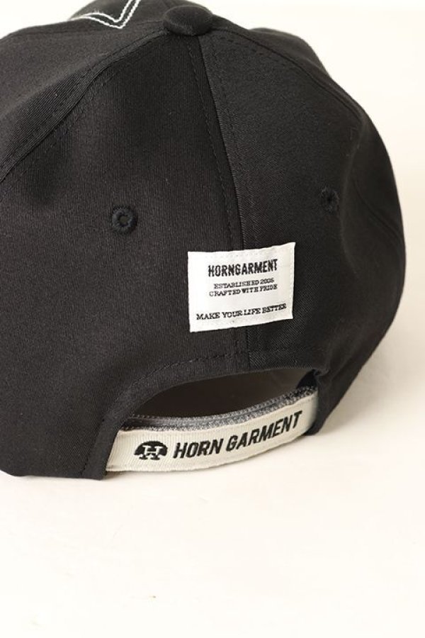 画像4: 【 40%OFF セール11,000円→6,600円】 HORN GARMENT ホーンガーメント Stellar Cap | MEN and WOMEN{HCF-1C-FC01-BLK-BAA} (4)