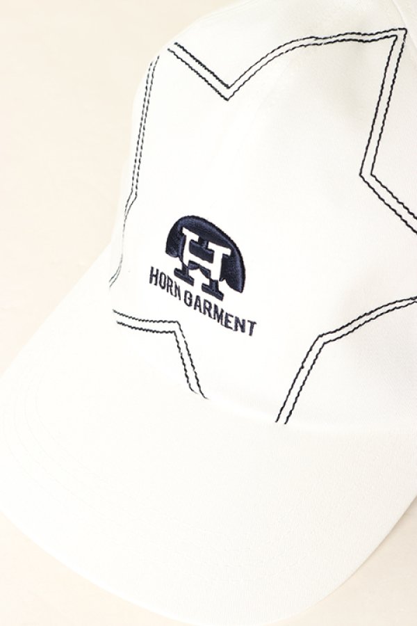 画像2: 【 40%OFF セール11,000円→6,600円】 HORN GARMENT ホーンガーメント Stellar Cap | MEN and WOMEN{HCF-1C-FC01-WHT-BAA} (2)