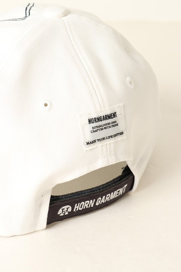 画像4: 【 40%OFF セール11,000円→6,600円】 HORN GARMENT ホーンガーメント Stellar Cap | MEN and WOMEN{HCF-1C-FC01-WHT-BAA} (4)