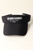 画像2: HORN GARMENT ホーンガーメント Visor{HCF-1C-FC02-BLK-BAA} (2)