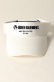 画像2: HORN GARMENT ホーンガーメント Visor{HCF-1C-FC02-WHT-BAA} (2)