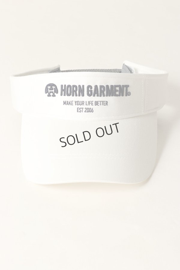 画像2: {SOLD}HORN GARMENT ホーンガーメント Visor{HCF-1C-FC02-WHT-BAA} (2)