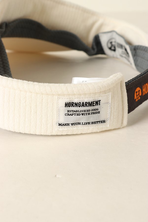 画像4: 【 40%OFF セール9,900円→5,940円】 HORN GARMENT ホーンガーメント Freedom Visor{HCF-1C-FC04-WHT-BAA} (4)