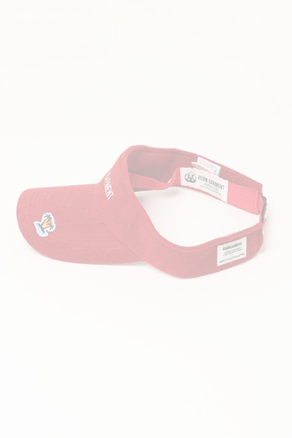 画像3:   HORN GARMENT ホーンガーメント Freedom Pile Visor | MEN and WOMEN{HCF-2A-FC08-RED-BBS} (3)