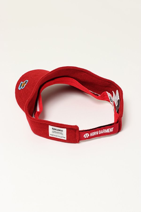 画像4: 【 40%OFF セール8,250円→4,950円】 HORN GARMENT ホーンガーメント Freedom Pile Visor | MEN and WOMEN{HCF-2A-FC08-RED-BBS} (4)
