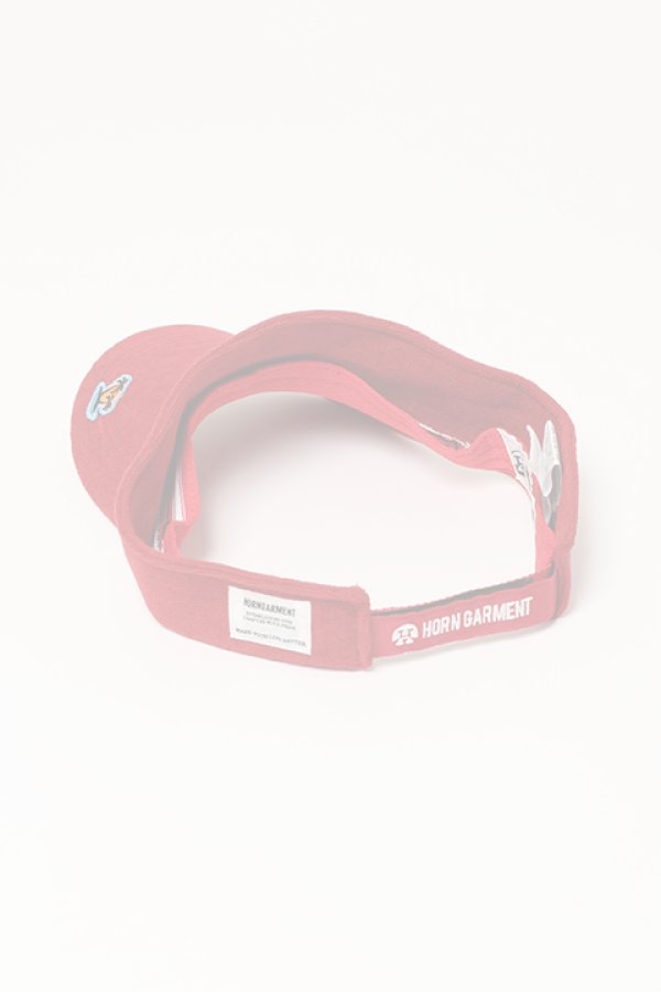 画像4:   HORN GARMENT ホーンガーメント Freedom Pile Visor | MEN and WOMEN{HCF-2A-FC08-RED-BBS} (4)