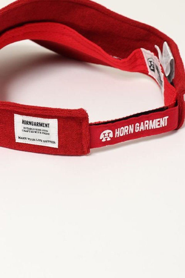 画像5: 【 40%OFF セール8,250円→4,950円】 HORN GARMENT ホーンガーメント Freedom Pile Visor | MEN and WOMEN{HCF-2A-FC08-RED-BBS} (5)