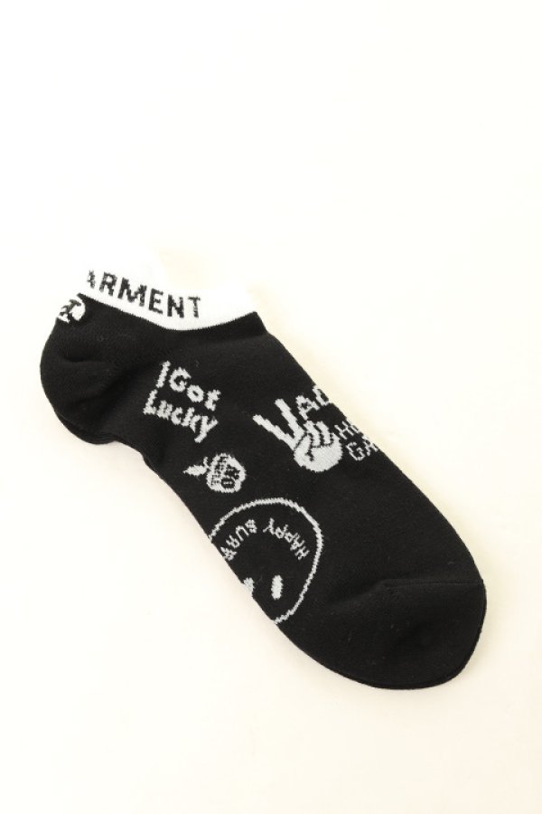 画像2: 【 40%OFF セール1,980円→1,188円】 HORN GARMENT ホーンガーメント Archive Uncle Socks【MEN and WOMEN】{HCF-2A-FS05-BLK-BBS} (2)
