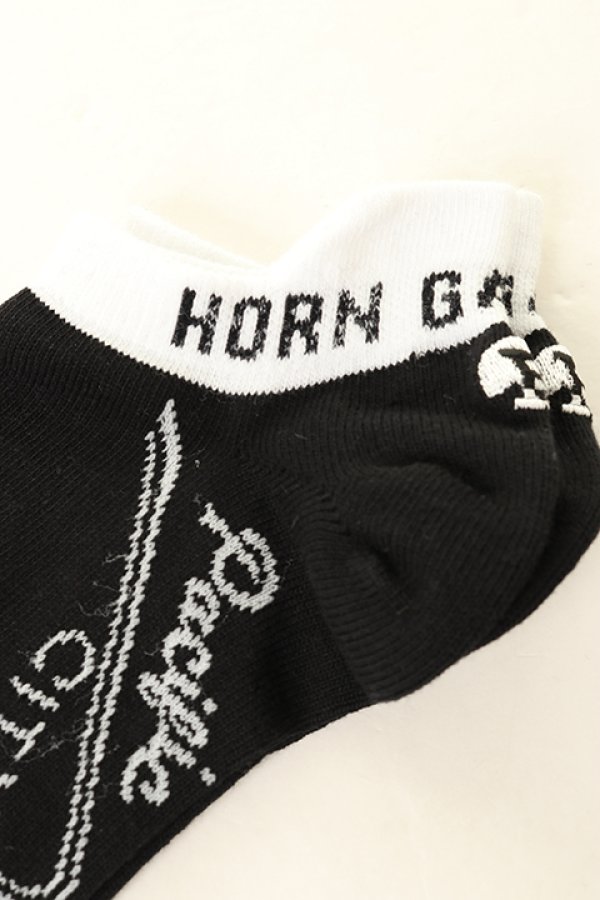 画像3: 【 40%OFF セール1,980円→1,188円】 HORN GARMENT ホーンガーメント Archive Uncle Socks【MEN and WOMEN】{HCF-2A-FS05-BLK-BBS} (3)