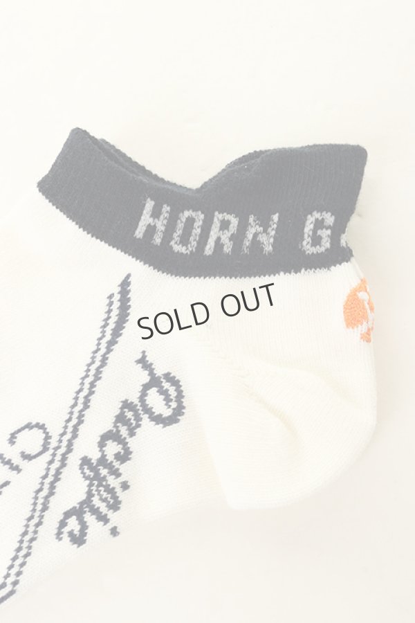 画像2: {SOLD}HORN GARMENT ホーンガーメント Archive Uncle Socks【MEN and WOMEN】{HCF-2A-FS05-WHT-BBS} (2)
