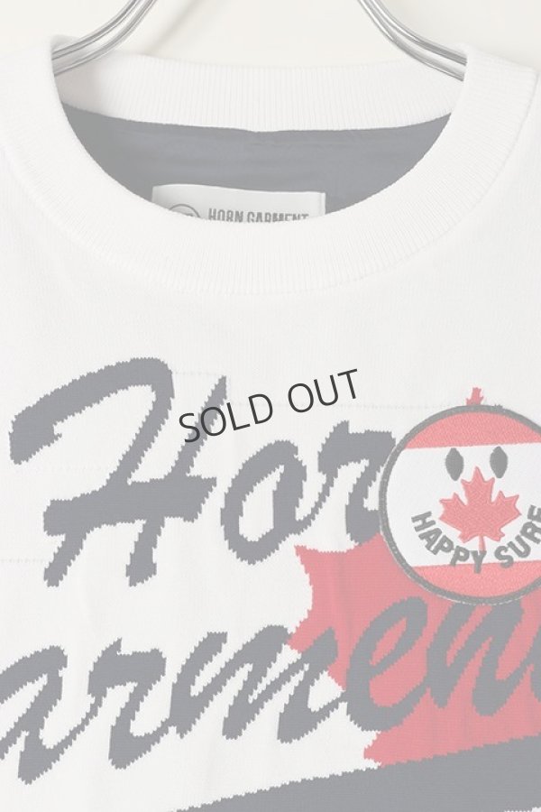 画像2: {SOLD}HORN GARMENT ホーンガーメント Sweater{HCM-1C-AB03-WHT-BAA} (2)