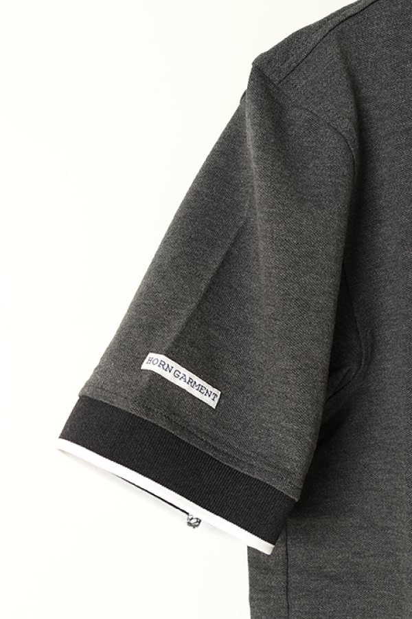 画像3: 【 40%OFF セール17,600円→10,560円】 HORN GARMENT ホーンガーメント Polo{HCM-1C-AP01-CCL-BAA} (3)