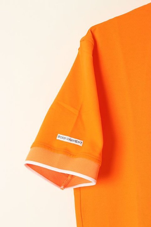 画像3: 【 40%OFF セール17,600円→10,560円】 HORN GARMENT ホーンガーメント Polo{HCM-1C-AP01-ORG-BAA} (3)