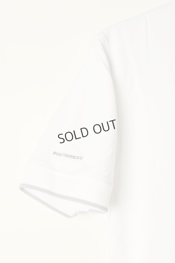 画像3: {SOLD}HORN GARMENT ホーンガーメント Polo{HCM-1C-AP01-WHT-BAA} (3)