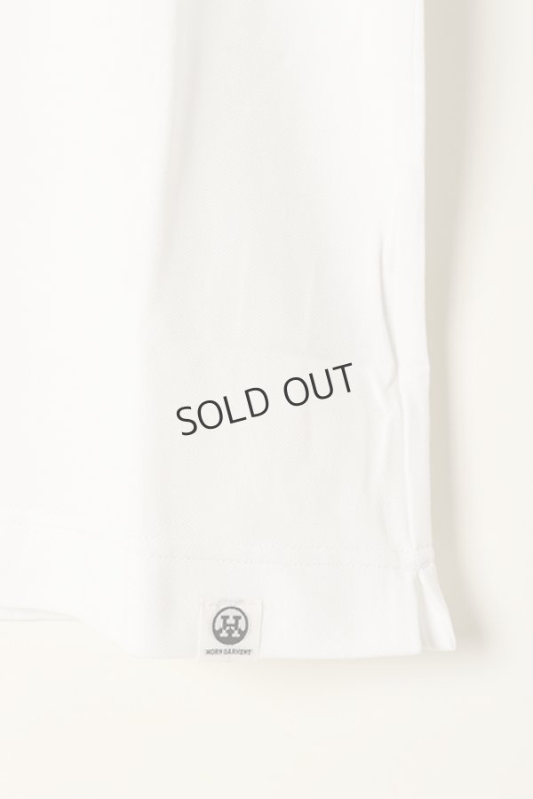 画像4: {SOLD}HORN GARMENT ホーンガーメント Polo{HCM-1C-AP01-WHT-BAA} (4)