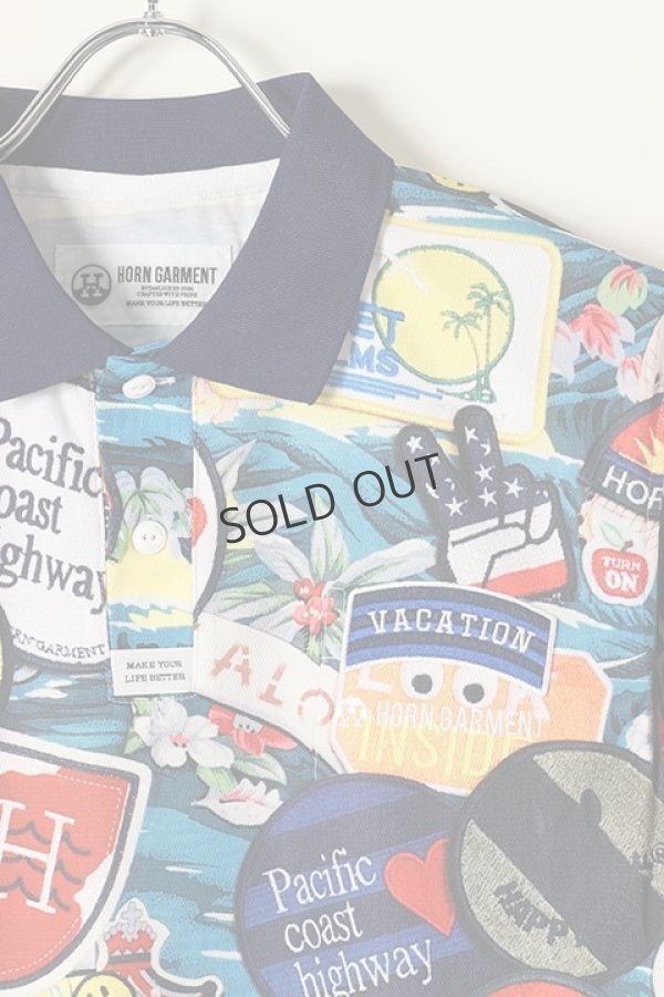 画像2: {SOLD}HORN GARMENT ホーンガーメント Welldone Polo | MEN{HCM-2A-AP06-ALO-BBS} (2)